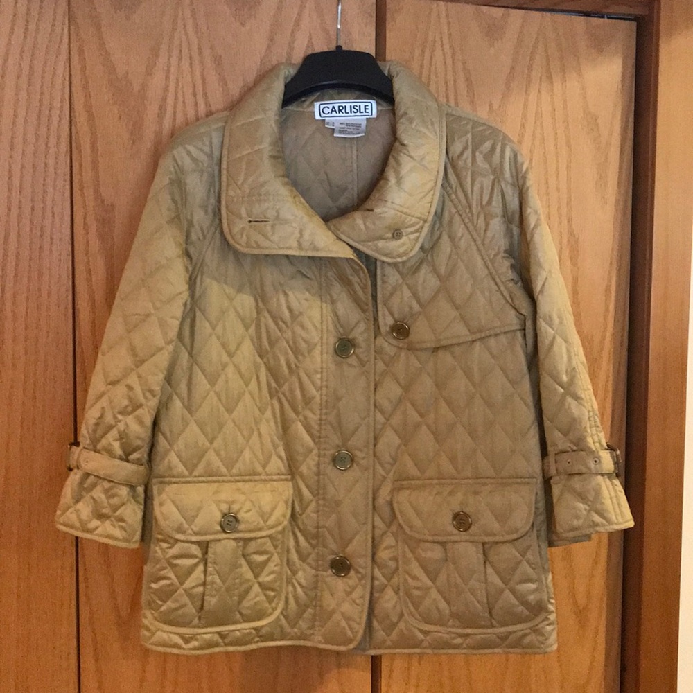 Carlisle Gold Lightly Quilted Jacket